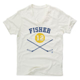 Mens Men's V-Neck Ivory