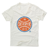 Mens Men's V-Neck Ivory