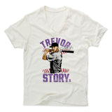 Mens Men's V-Neck Ivory