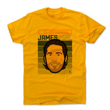 Mens Cotton T-Shirt Gold