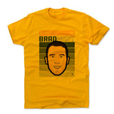 Mens Cotton T-Shirt Gold