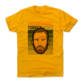 Mens Cotton T-Shirt Gold