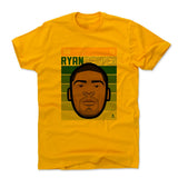 Mens Cotton T-Shirt Gold