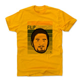 Mens Cotton T-Shirt Gold