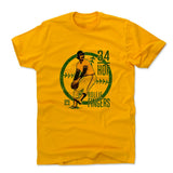 Mens Cotton T-Shirt Gold