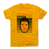 Mens Cotton T-Shirt Gold