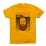 Mens Cotton T-Shirt Gold