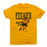 Mens Cotton T-Shirt Gold