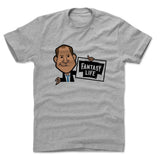 Mens Cotton T-Shirt Heather Gray