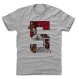 Mens Cotton T-Shirt Heather Gray