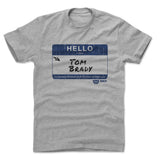 Mens Cotton T-Shirt Heather Gray