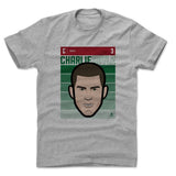 Mens Cotton T-Shirt Heather Gray