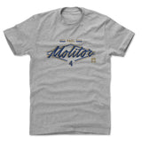 Mens Cotton T-Shirt Heather Gray
