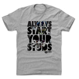 Mens Cotton T-Shirt Heather Gray
