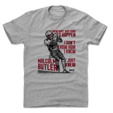 Mens Cotton T-Shirt Heather Gray