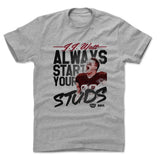Mens Cotton T-Shirt Heather Gray