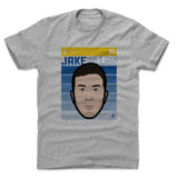 Mens Cotton T-Shirt Heather Gray