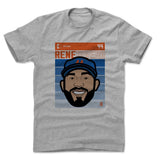 Mens Cotton T-Shirt Heather Gray