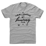 Mens Cotton T-Shirt Heather Gray