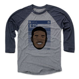 Mens Baseball T-Shirt Navy / Heather Gray