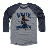 Mens Baseball T-Shirt Navy / Heather Gray