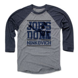 Mens Baseball T-Shirt Navy / Heather Gray