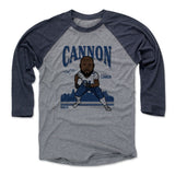 Mens Baseball T-Shirt Navy / Heather Gray