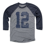 Mens Baseball T-Shirt Navy / Heather Gray