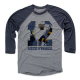 Mens Baseball T-Shirt Navy / Heather Gray