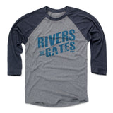 Mens Baseball T-Shirt Navy / Heather Gray