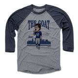 Mens Baseball T-Shirt Navy / Heather Gray