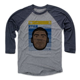 Mens Baseball T-Shirt Navy / Heather Gray