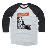 Mens Baseball T-Shirt Black / Ash
