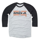 Mens Baseball T-Shirt Black / Ash