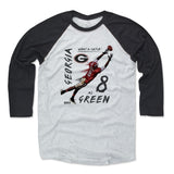 Mens Baseball T-Shirt Black / Ash