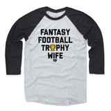 Mens Baseball T-Shirt Black / Ash