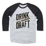 Mens Baseball T-Shirt Black / Ash