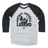 Mens Baseball T-Shirt Black / Ash