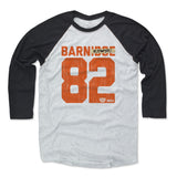 Mens Baseball T-Shirt Black / Ash