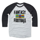 Mens Baseball T-Shirt Black / Ash