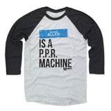 Mens Baseball T-Shirt Black / Ash