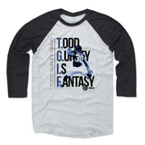 Mens Baseball T-Shirt Black / Ash