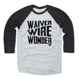 Mens Baseball T-Shirt Black / Ash