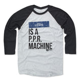 Mens Baseball T-Shirt Black / Ash