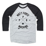 Mens Baseball T-Shirt Black / Ash