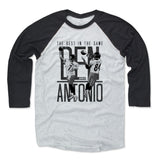 Mens Baseball T-Shirt Black / Ash