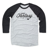 Mens Baseball T-Shirt Black / Ash