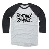 Mens Baseball T-Shirt Black / Ash