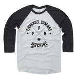 Mens Baseball T-Shirt Black / Ash
