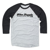 Mens Baseball T-Shirt Black / Ash
